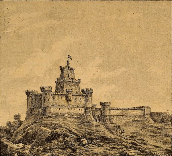 El castillo de Gebara/Guevara Por J. Vehil para "El Estandarte Real" (1891) Zumalakarregi Museoa 